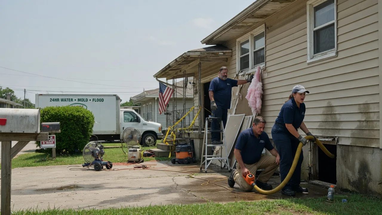Water Damage Repair in Pittsburg, OK near me